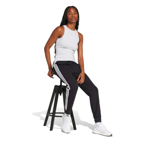 Pantalón Largo Essentials 3-Stripes Jogger De Mujer Negro