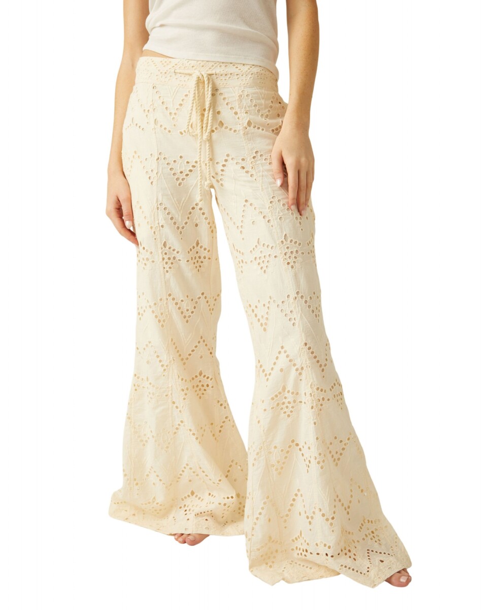 EMMA EMBROIDERED PANT 