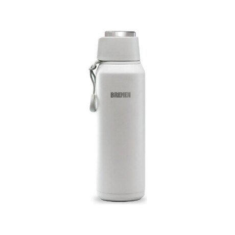 Termo Bremen 600 ml Acero Inoxidable con Pico Cebador 360° y Correa Gris Termo Bremen 600 ml Acero Inoxidable con Pico Cebador 360° y Correa Gris