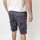 Bermuda Zip Cargo Grey