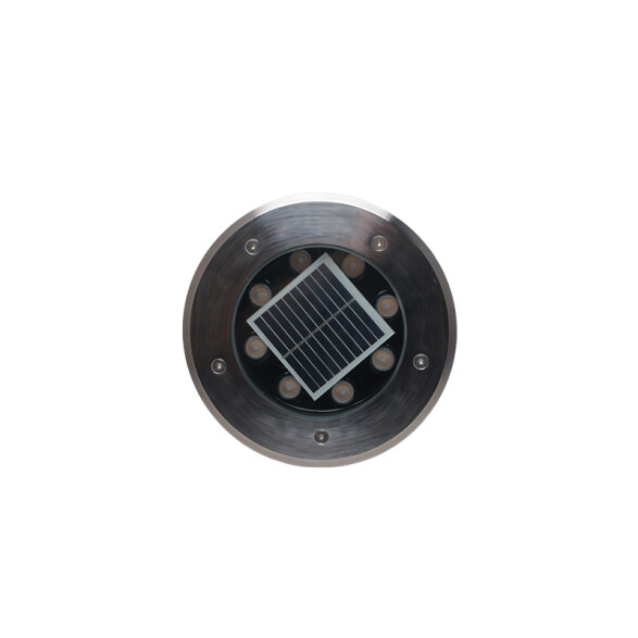 Luminaria de embutir piso solar RGB IP65 Ø180 IX4902Z