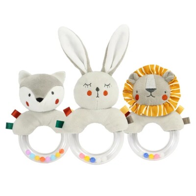 Sonajero Aro Con Animalito En Plush 1 Ud. Sonajero Aro Con Animalito En Plush 1 Ud.