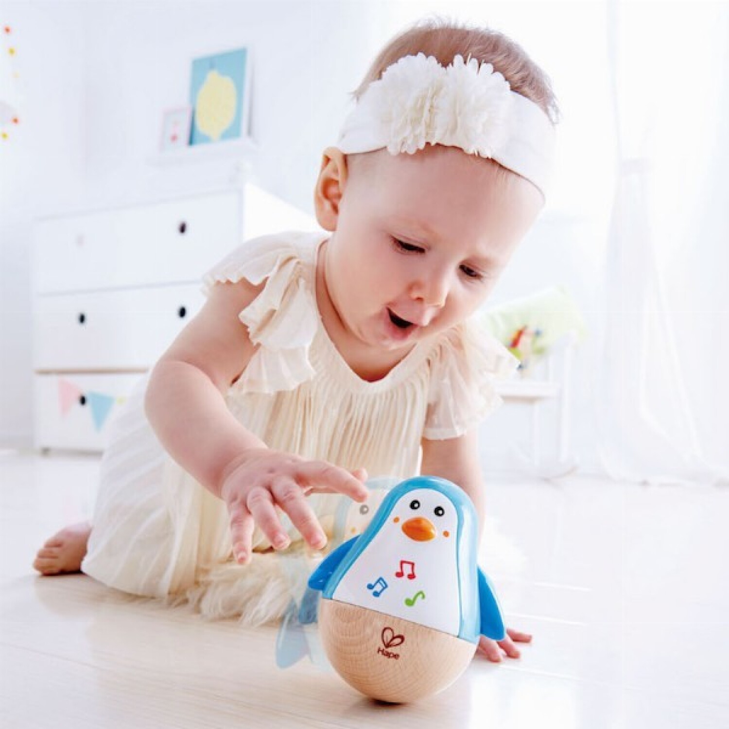 Pingüino tentempie musical HAPE