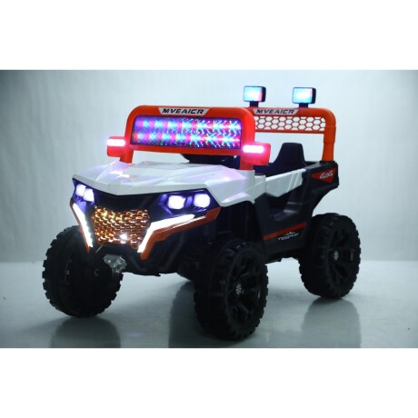Jeep Bebesit a Bateria Utv 568 BLANCO-NARANJA