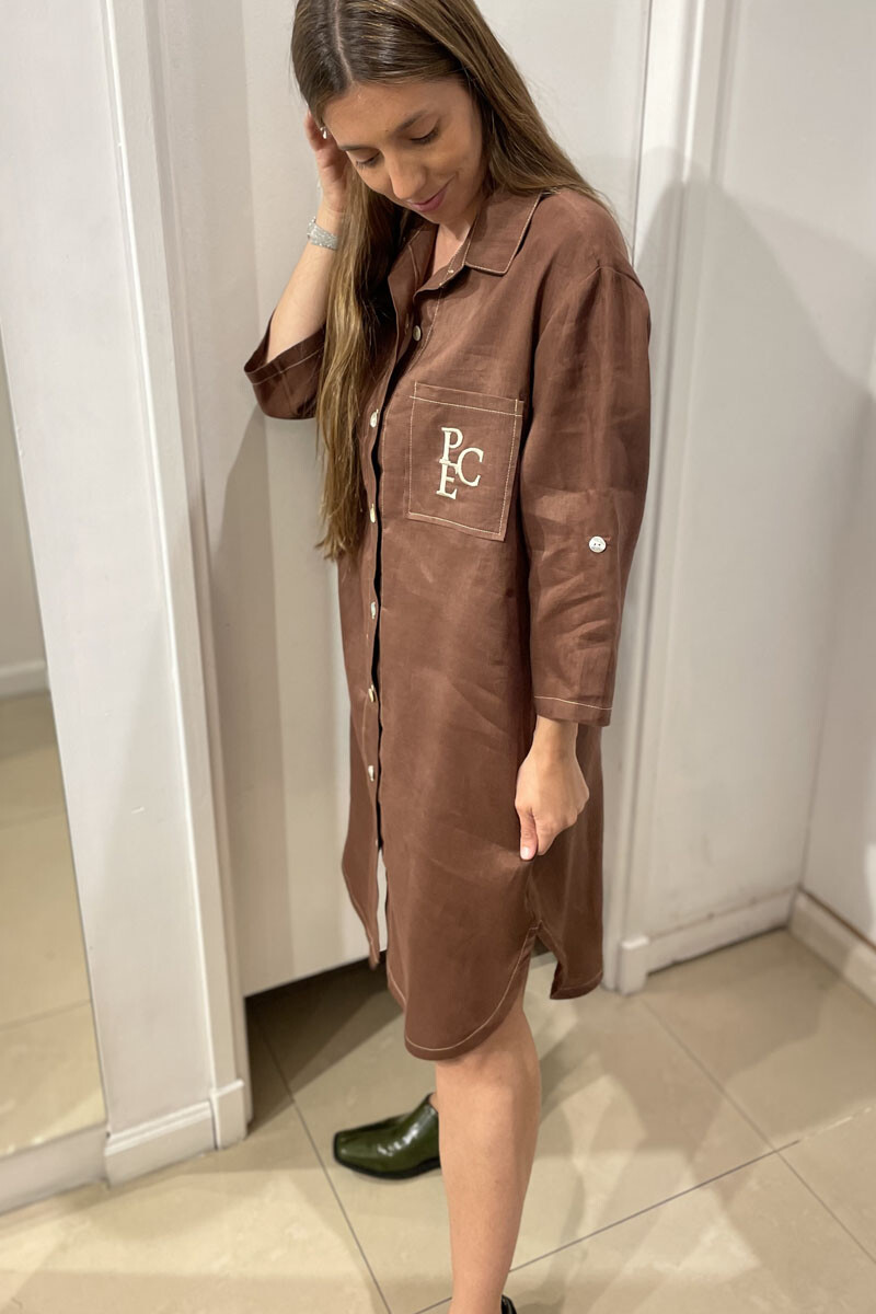 Vestido polonio Chocolate