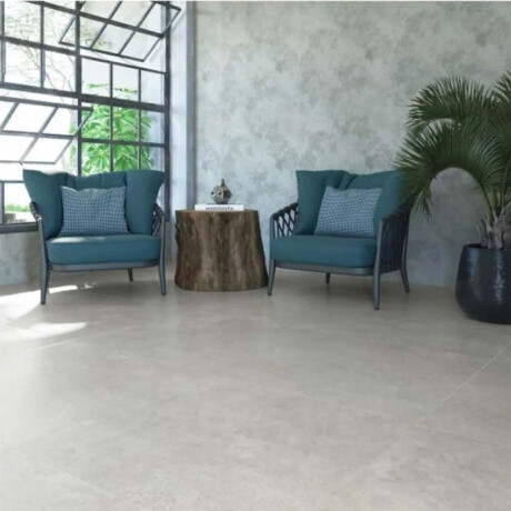 Ceramica Cemento Acetinado Rectificado 58X120Cm Piso Pared GRIS