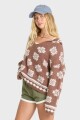 SWEATER EARLY DAYS H-marron