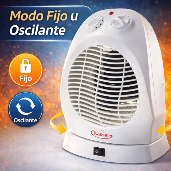 Caloventilador Oscilante Kassel Kscvo2000 2000w CALOVENTILADOR OSCILANTE KASSEL KSCVO200