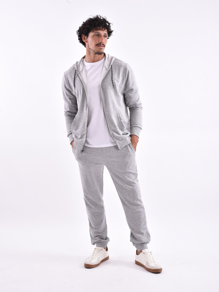 CANGURO REGULAR GRIS MELANGE M