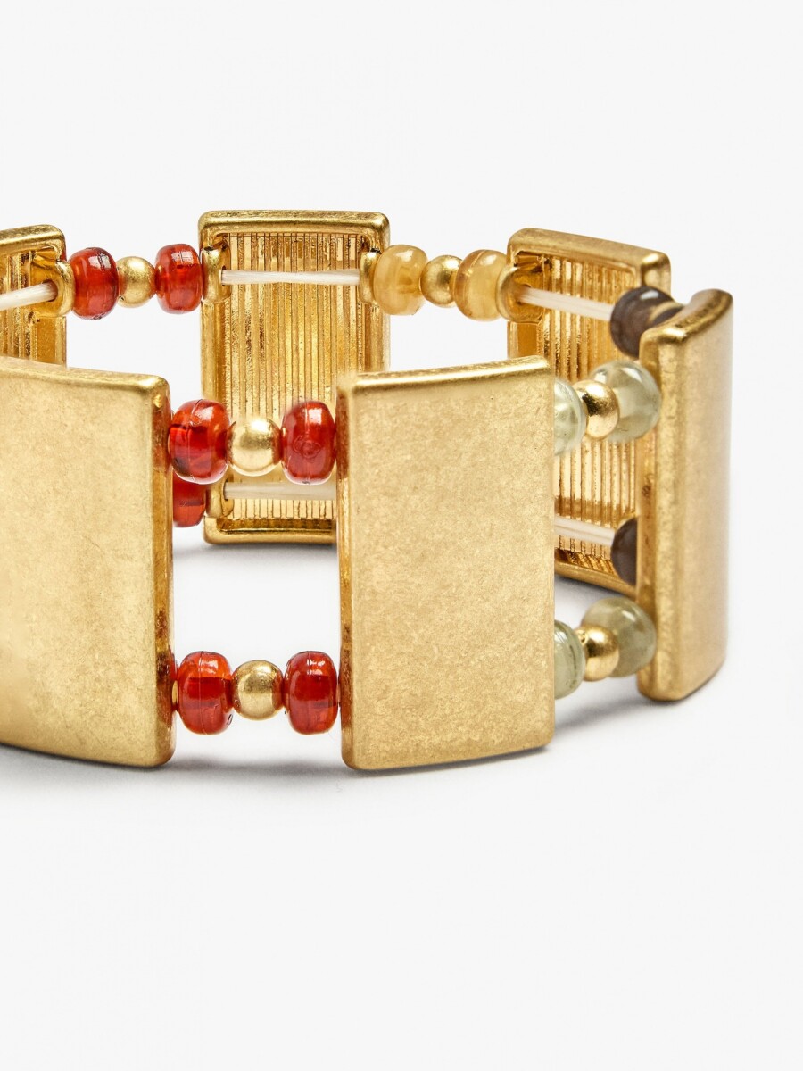Pulsera Elástica Con Rectángulos multicolor