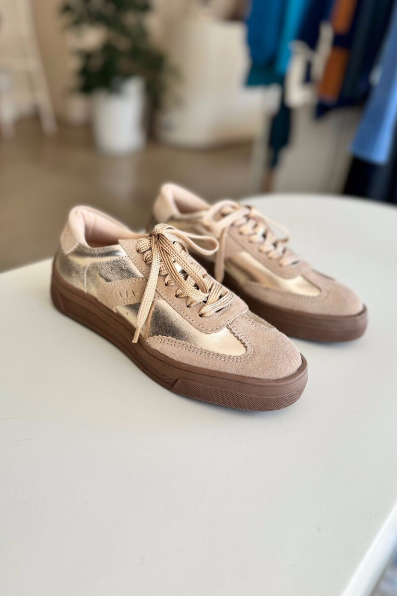 PRE VENTA Zapatilla Sambia Dorado