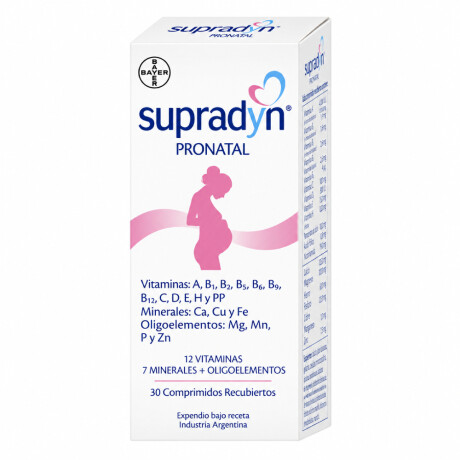 Supradyn Pronatal 30 Comprimidos Recubiertos Supradyn Pronatal 30 Comprimidos Recubiertos