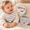 Set baberos bandana x3 raton gris
