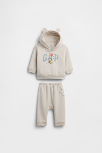 Set Canguro Y Pantalòn Pooh Bebé Chino