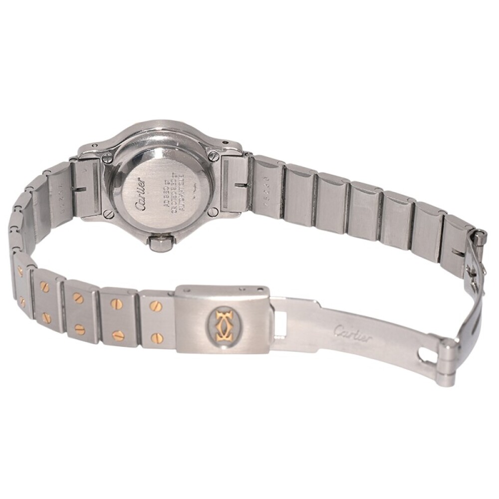 Cartier Santos Octagon Dama, 25 mm, acero y oro, modelo 0907, automático. Cartier Santos Octagon Dama, 25 mm, acero y oro, modelo 0907, automático.