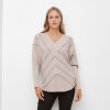 Buzo Escote Tachas BEIGE