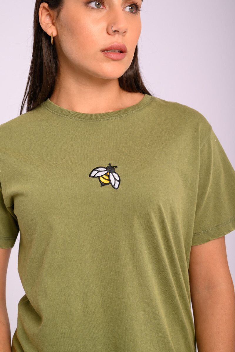 Remera manga corta Verde