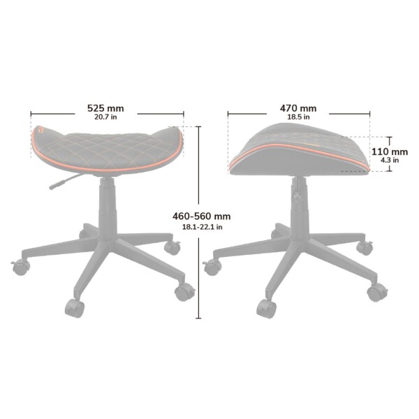 Silla Banco Banqueta Cougar Stool Crosser Sin Respaldo SILLA COUGAR STOOL CROSSER