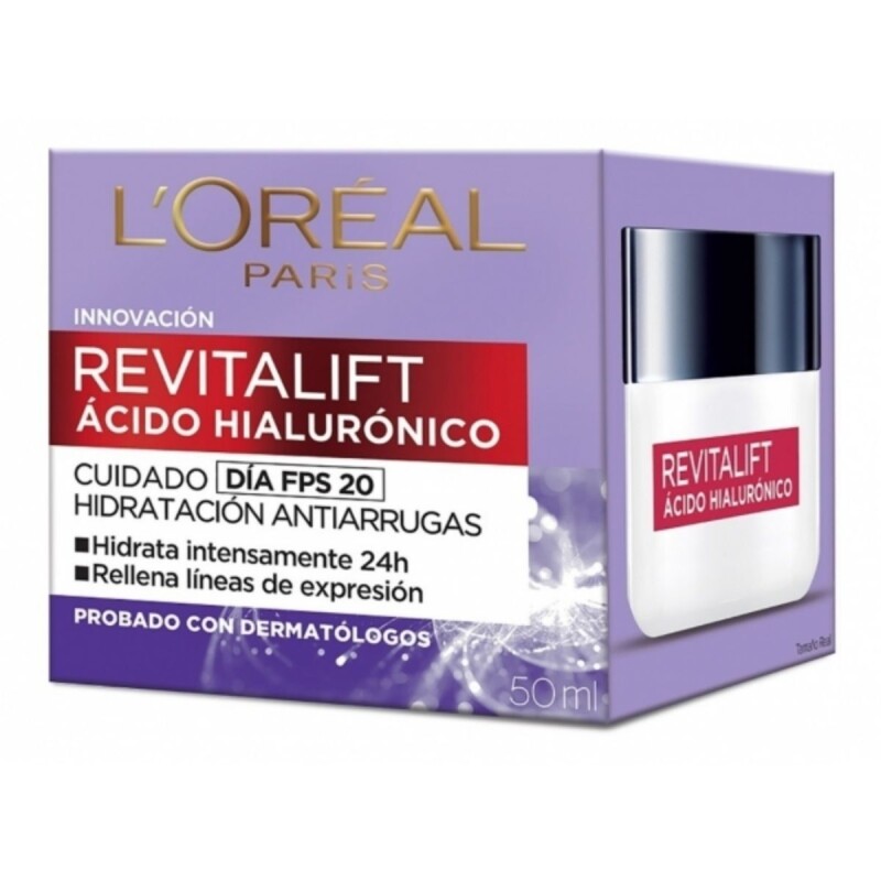 Crema Facial L'Oréal Revitalift Ácido Hialurónico Día 50 ML