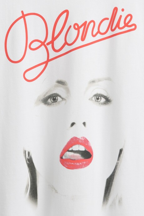 Remera Bandas Manga Corta Mujer New Off White Opt1