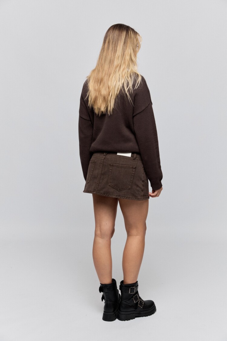 FALDA BRENDAN Chocolate