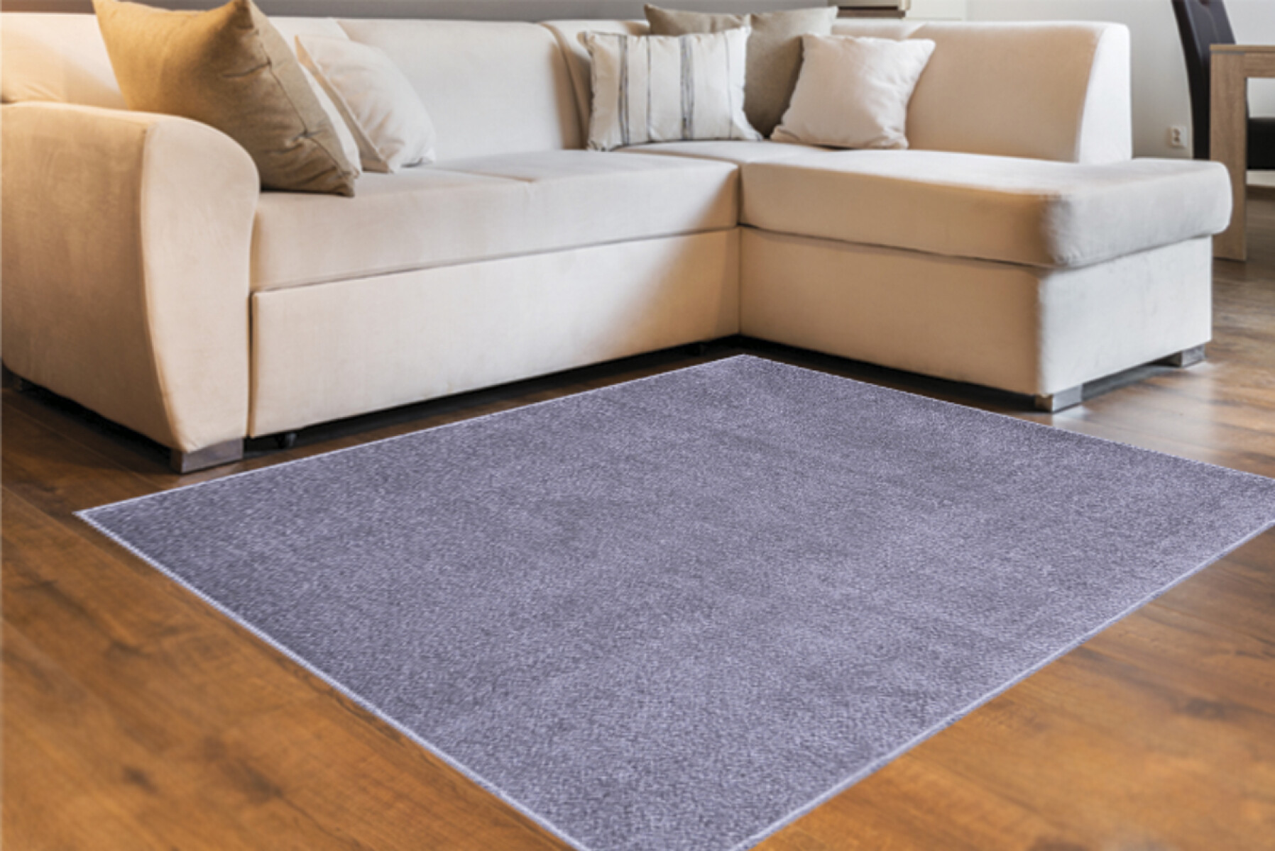 Alfombra Realce Liso Gris - 150*200 