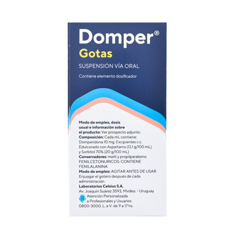 Domper Gotas 20 Cc Digestivo Pediátrico Domper Gotas 20 Cc Digestivo Pediátrico