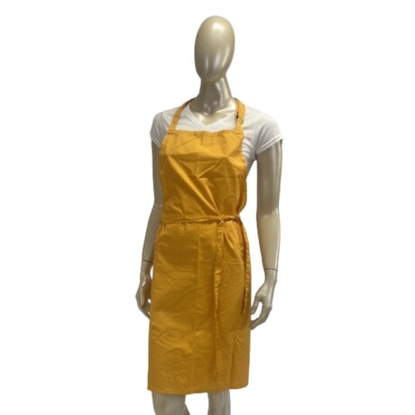 Delantal básico con peto y ajustes Amarillo girasol