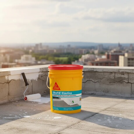 Membrana líquida impermeabilizante antihongos Sika SikaFill Elástico 20 Kg Membrana líquida impermeabilizante antihongos Sika SikaFill Elástico 20 Kg