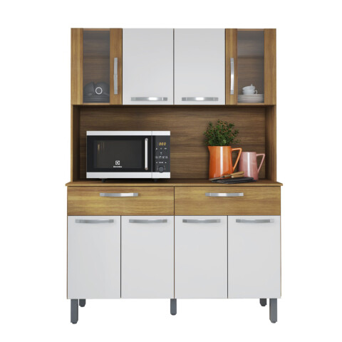 Kit Cocina 1230 8 Puertas 2 Cajones Lisboa Fiorello Blanco Kit Cocina 1230 8 Puertas 2 Cajones Lisboa Fiorello Blanco