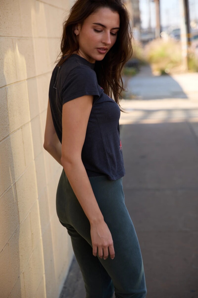 Def Leppard Hysteria Baby Tee Negro