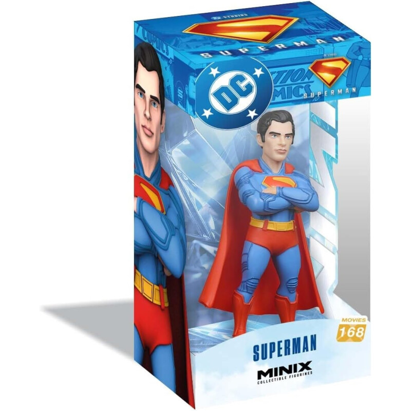 MINIX Bandai Figura de colección 12 cm, DC, Superman La Película MINIX Bandai Figura de colección 12 cm, DC, Superman La Película