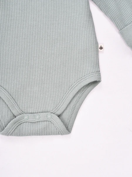 BODY WOOFY VERDE GRISACEO
