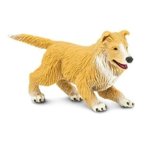Safari Perrito Collie Perro Figura Perrito Juguete Niños Safari Perrito Collie Perro Figura Perrito Juguete Niños
