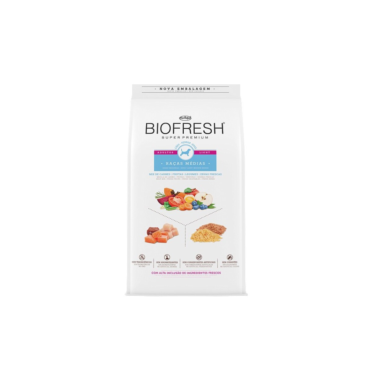 ALIMENTO PERROS BIOFRESH LIGHT RAZAS MEDIAS 10,1KG 