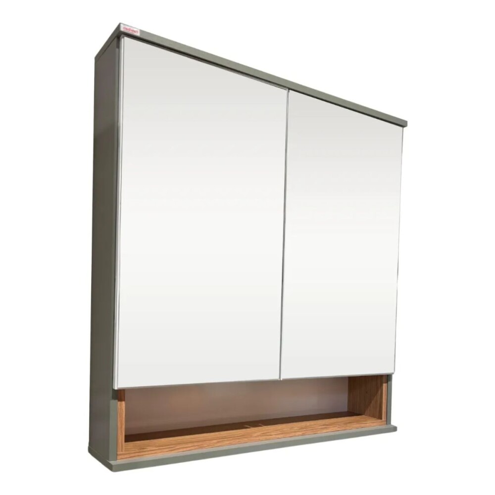 Mueble de baño Isadora 78cm Grigio Catedral botiquín Mariana Grigio con Catedral 65cm Mueble De Baño Isadora 78cm Grigio Catedral Botiquín Mariana Grigio Con Catedral 65cm