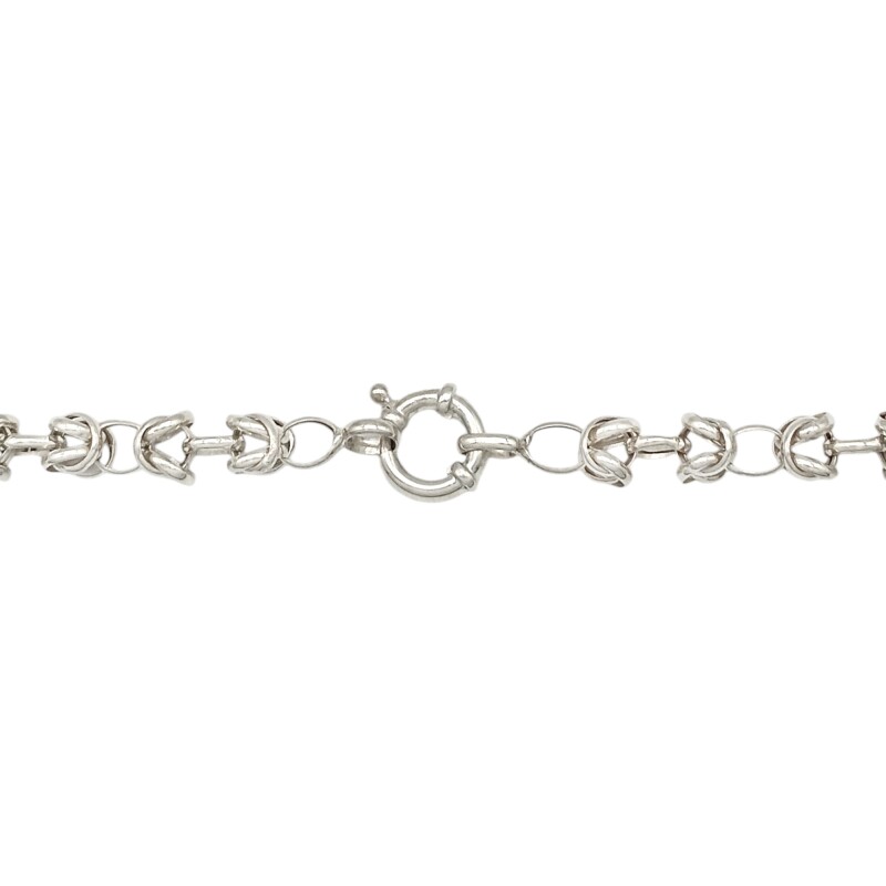 Cadena Bali- Plata 925 -Sin piedra-CD3239 sinpiedra