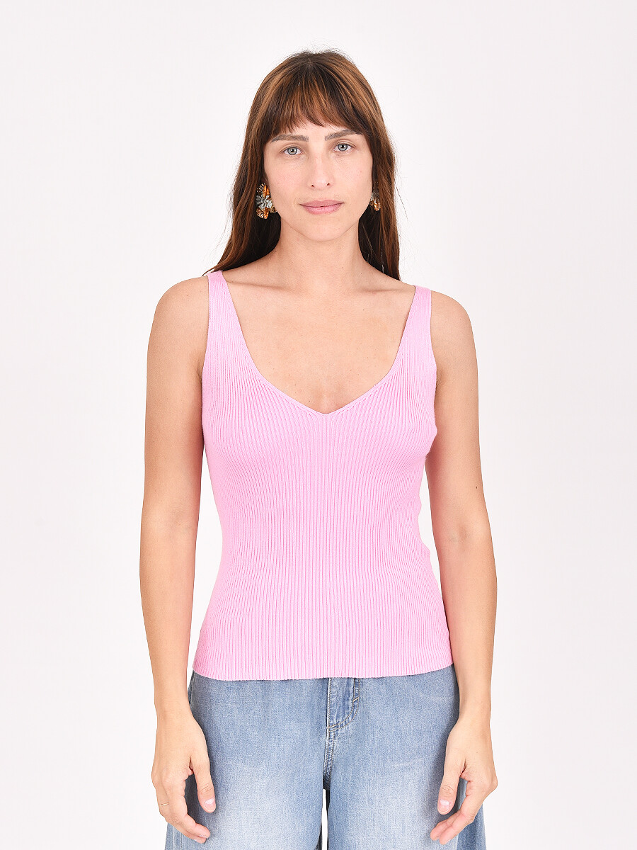 MUSCULOSA ZAIREL - ROSA CLARO 