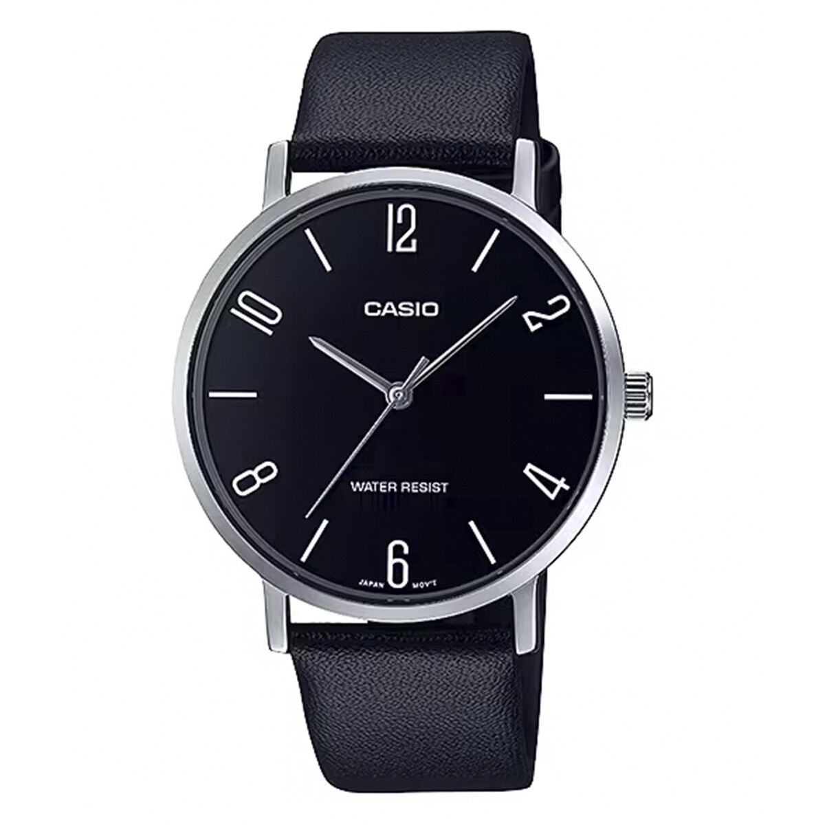 Reloj CASIO MTPVT01L-1B2UDF en Cuero Negro Esfera 46mm 