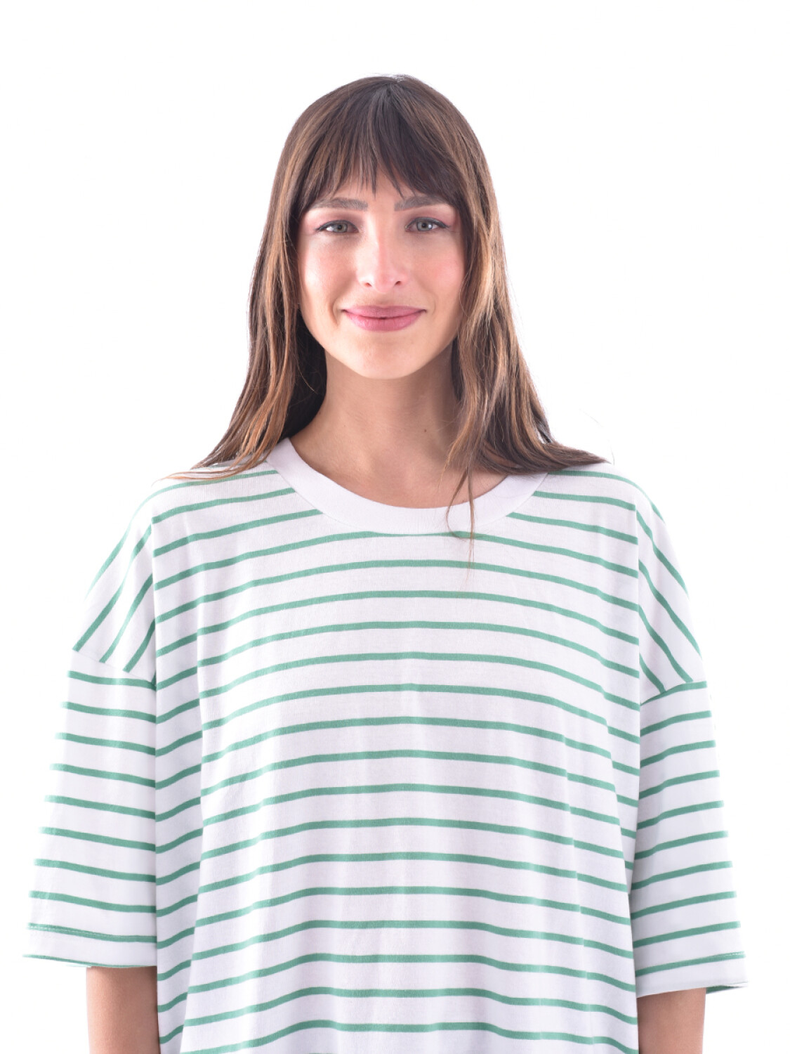 REMERA A RAYAS SOFI VERDE Guapa