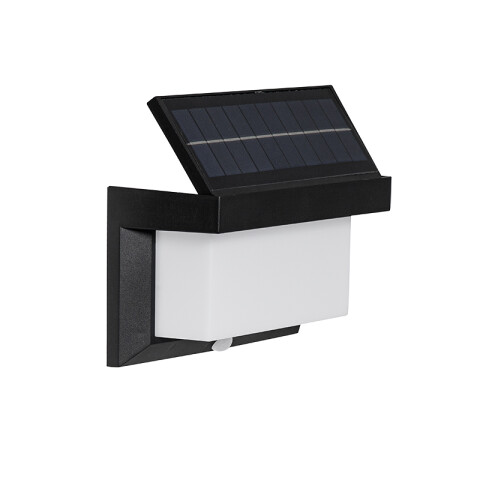 Lámpara de pared solar rectang. IP44 dim UTRERA EG3860