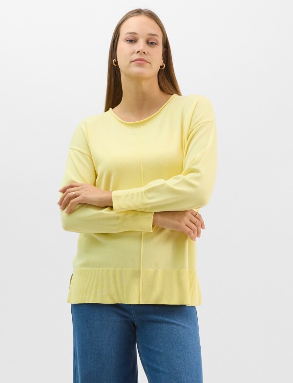 Buzo Pespunte AMARILLO