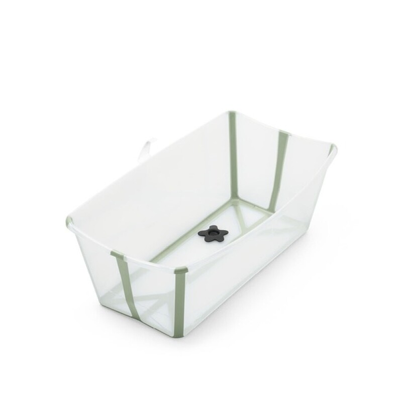 Bañito Plegable Flexi bath stokke transparente verde