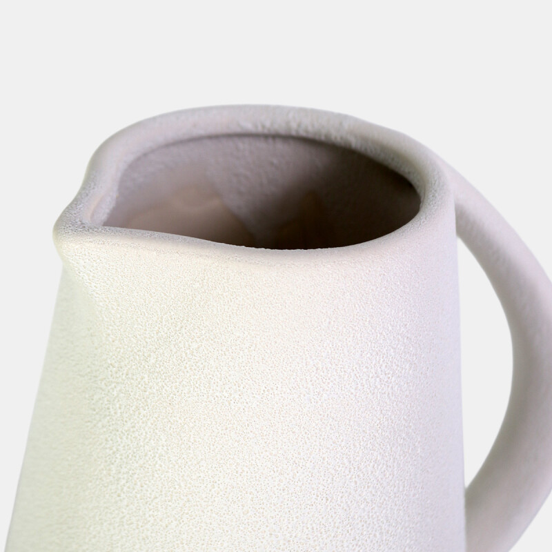JARRON CERAMICA BLANCO 19.6X14X25CM Unica
