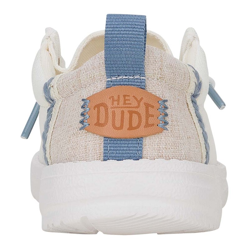 Wally Y Craft Linen - Niños White/stone Grey