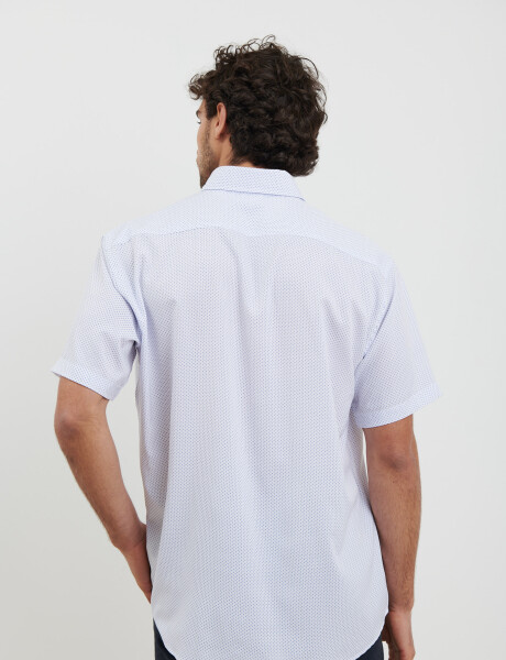 012533 CAMISA HARRINGTON LABEL Blanco/azul Osc