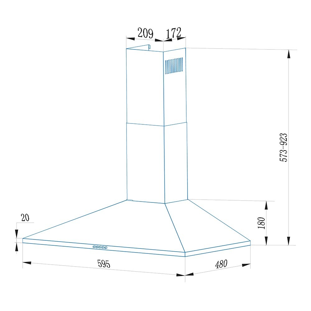 CAMPANA V3-T600 X Campana V3-t600 X