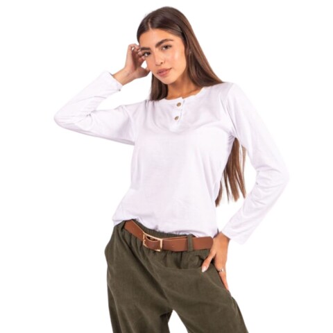 REMERA AGUADA S-XXL BLANCO