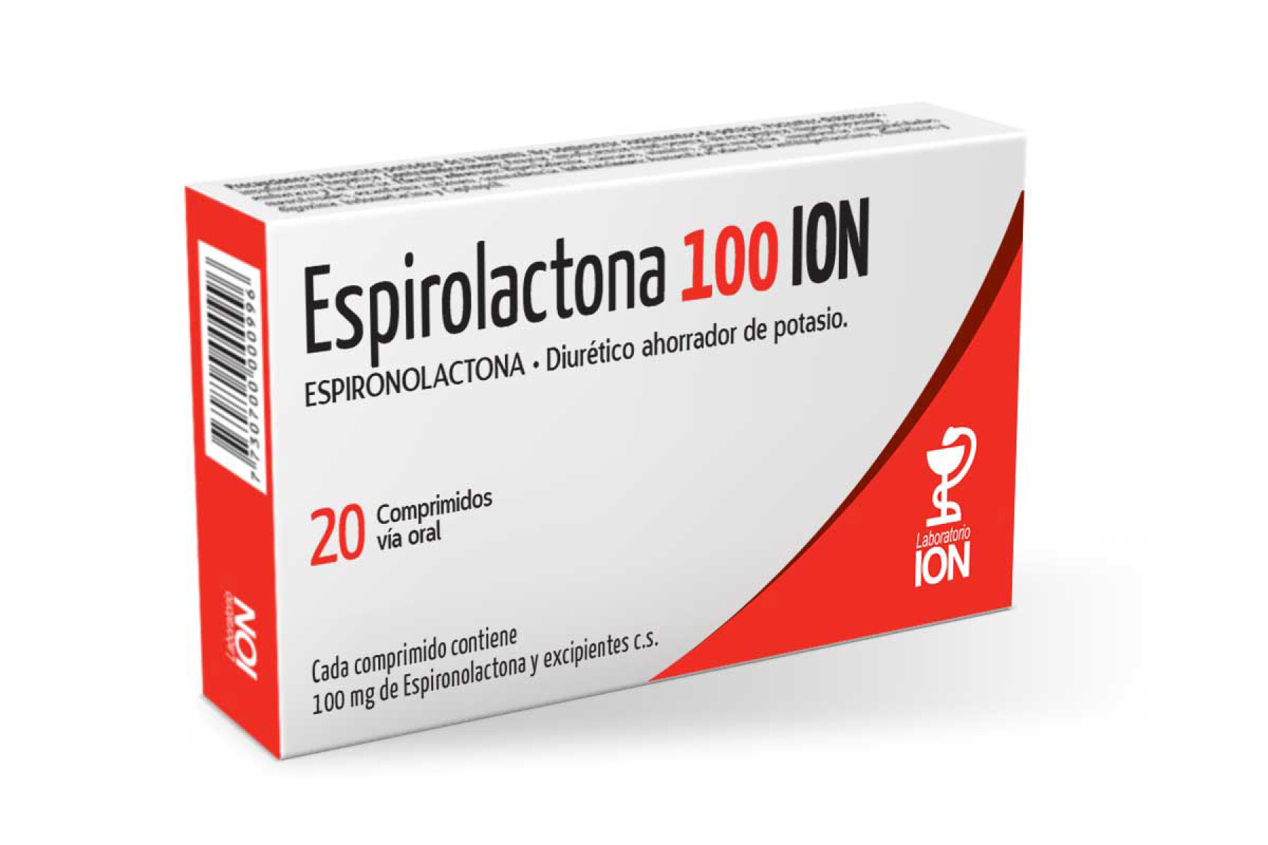 Espirolactona ION 100mg 20 Comprimidos 