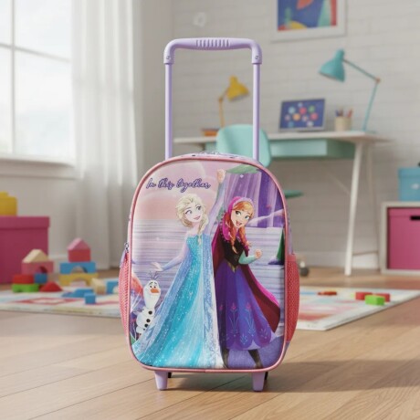 Mochila Disney Con Carro 30x23x10 Frozen Mochila Disney Con Carro 30x23x10 Frozen
